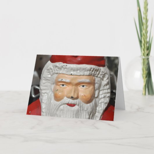  kerstman feestdagen kaart (Voorkant)