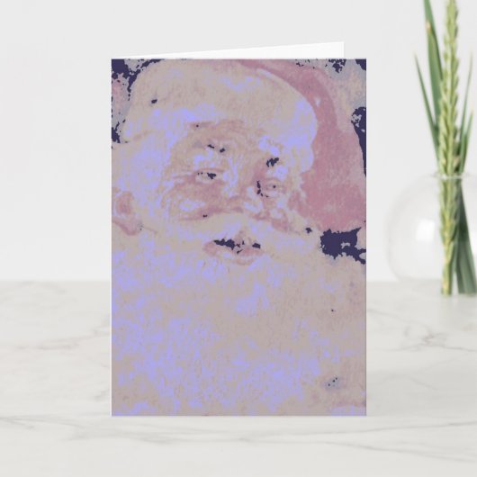 kerstman feestdagen kaart (Voorkant)
