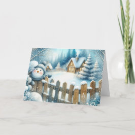 Kerstman Feestdagen Kaart