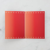 Kerstman Feestdagen Kaart (Binnen)