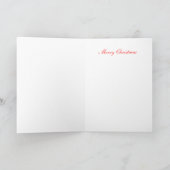 kerstman feestdagen kaart (Binnen)