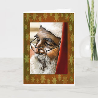 kerstman feestdagen kaart
