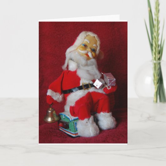 kerstman feestdagen kaart (Voorkant)