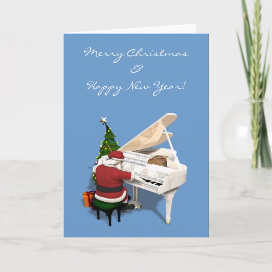 kerstman feestdagen kaart (Voorkant)