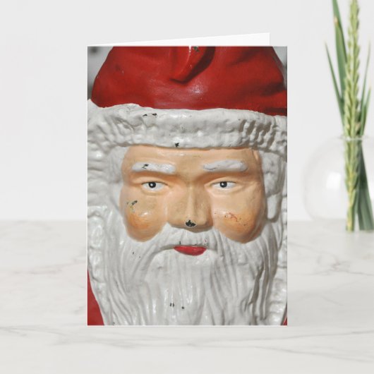  kerstman feestdagen kaart (Voorkant)