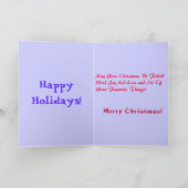 kerstman feestdagen kaart (Binnen)