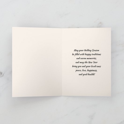  kerstman feestdagen kaart (Binnen)