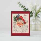  kerstman feestdagenkaart (Staand voorkant)