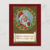 Kerstman Feestdagenkaart (Voorkant)