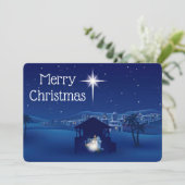 Kerstman Feestdagenkaart (Staand voorkant)