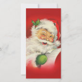  kerstman feestdagenkaart (Voorkant)