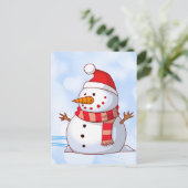 kerstman feestdagenkaart (Staand voorkant)