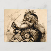 kerstman feestdagenkaart (Voorkant)