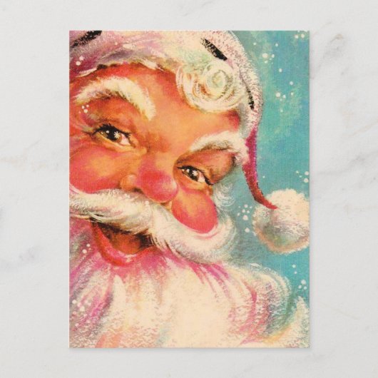 kerstman feestdagenkaart (Voorkant)