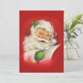  kerstman feestdagenkaart (Staand voorkant)