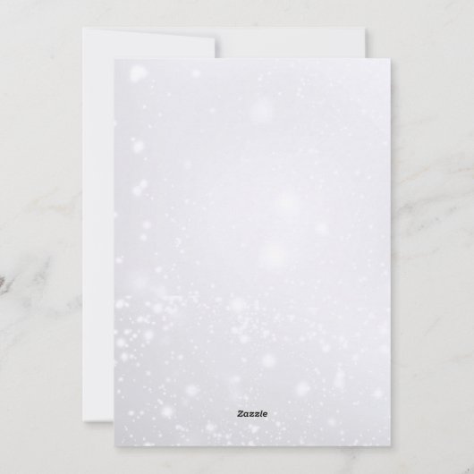  kerstman feestdagenkaart (Achterkant)