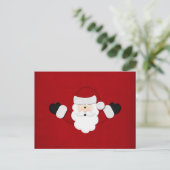 kerstman feestdagenkaart (Staand voorkant)