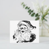  kerstman feestdagenkaart (Staand voorkant)