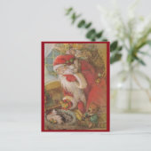 kerstman feestdagenkaart (Staand voorkant)