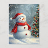 Kerstman Feestdagenkaart (Voorkant)