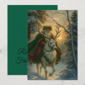 Kerstman Feestdagenkaart (Voorkant / Achterkant)