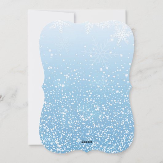 Kerstman feestdagenkaart (Achterkant)