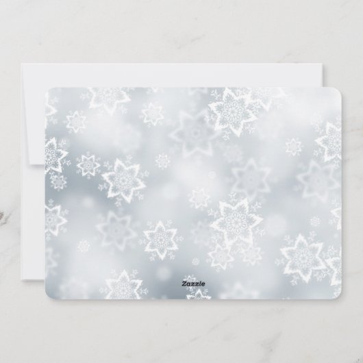 Kerstman Feestdagenkaart (Achterkant)