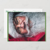 Kerstman Feestdagenkaart (Voorkant / Achterkant)