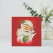  kerstman feestdagenkaart (Staand voorkant)