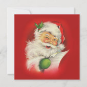  kerstman feestdagenkaart (Voorkant)