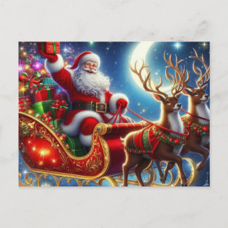 Kerstman Feestdagenkaart
