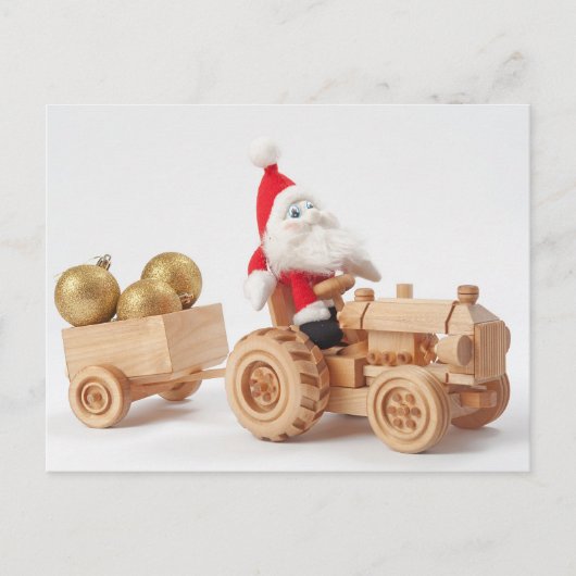 Kerstman Feestdagenkaart (Voorkant)