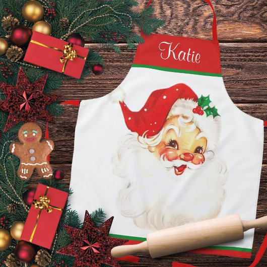 Kerstman Feestelijke Custom Christmas Schort