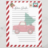 Kerstman Feestelijke Kinder Kerst Verlanglijstje (Voorkant)