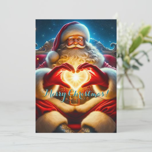 Kerstman Feestelijke Winter Kerstmis (Staand voorkant)