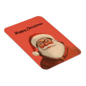 kerstman | Fijne kerst Kaart Magneet (Rechterzijde)