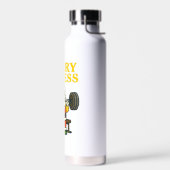 Kerstman Fitness Waterfles Santa Gym (Links)