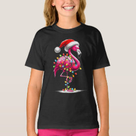 Kerstman Flamingo Lover Kerstman T-shirt