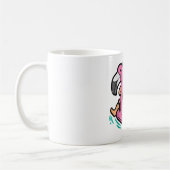 Kerstman Flamingo Opblaasbaar Grappig Kerstfeest I Koffiemok (Links)