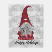 Kerstman Fleece Deken (Voorkant)