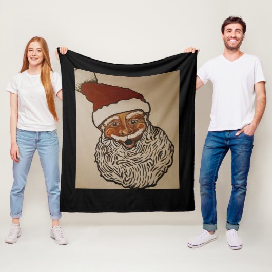 kerstman fleece deken (In situ)