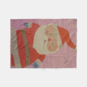 kerstman fleece deken (Voorkant (Horizontaal))