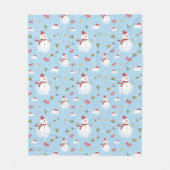 Kerstman Fleece Deken (Voorkant)