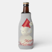 Kerstman Flesjeskoeler (Fles Voorkant)