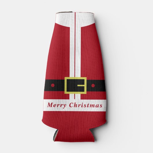 Kerstman Fleskoeler Flesjeskoeler (Voorkant)