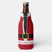 Kerstman Fleskoeler Flesjeskoeler (Fles Achterkant)