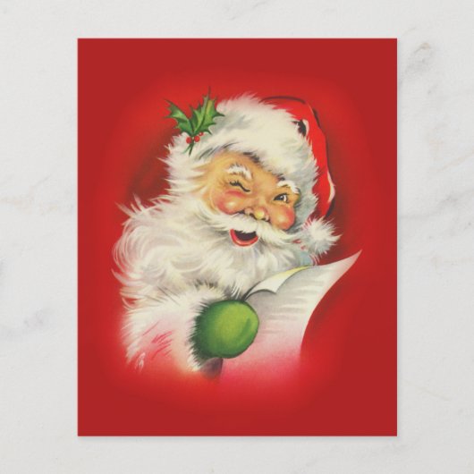 kerstman flyer (Voorkant)