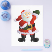 Kerstman Flyer (Enkel)