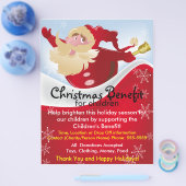 Kerstman-folder voor Kinderenfonds Flyer (Enkel)