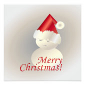 Kerstman Foto Afdruk (Voorkant)